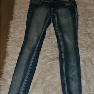 Zana Di Faded Blue Skinny Jeans